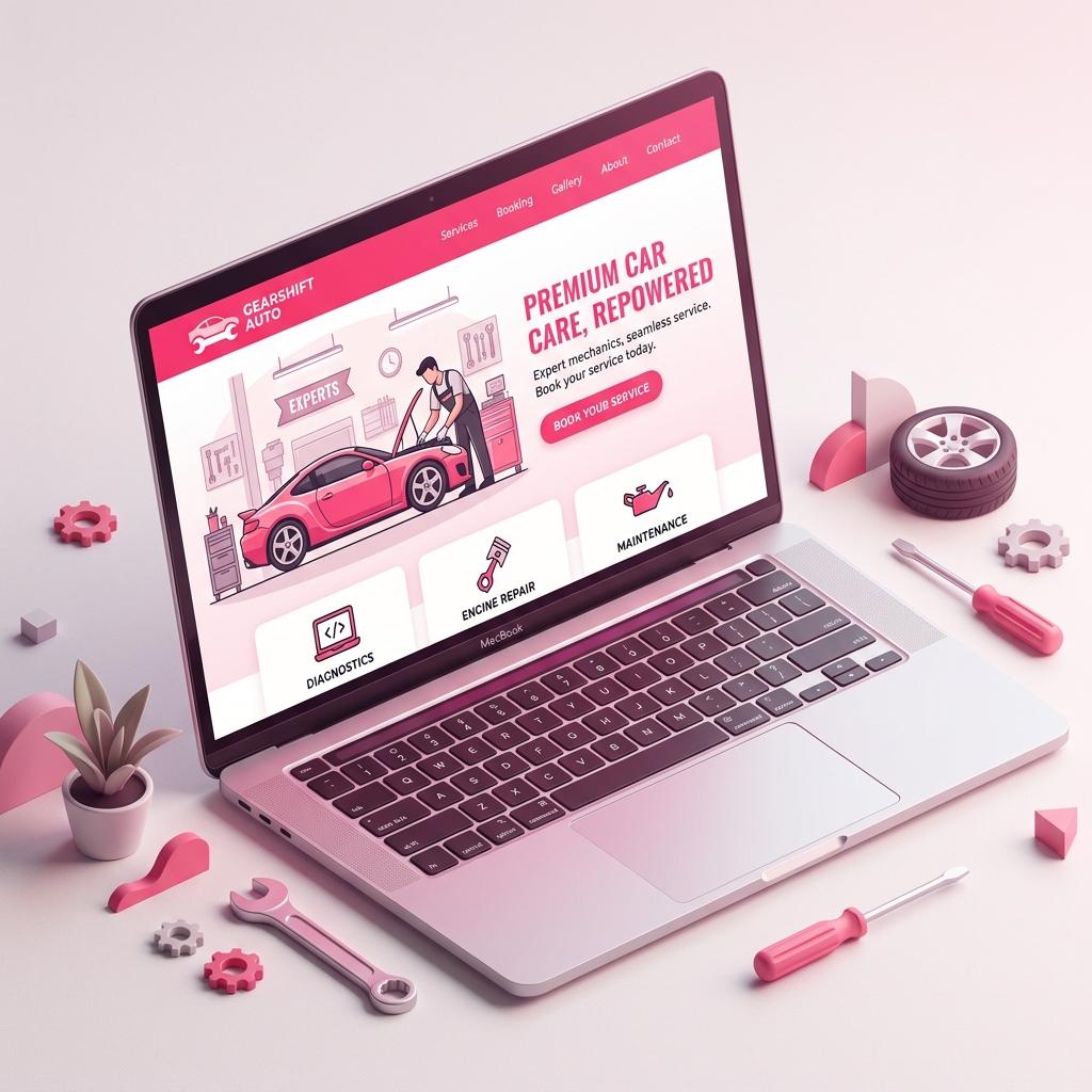 Genius Mechanic Landing Website