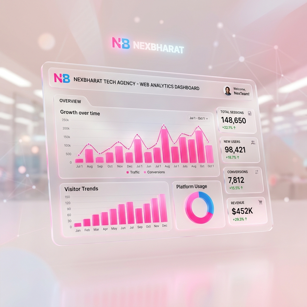 NexBharat Web Dashboard Analytics
