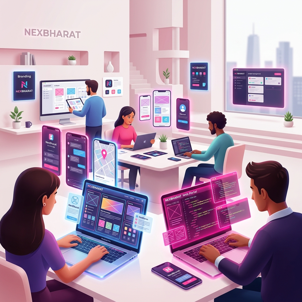 NexBharat Team Building Mobile Apps and Websites